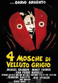 4 mosche di velluto grigio